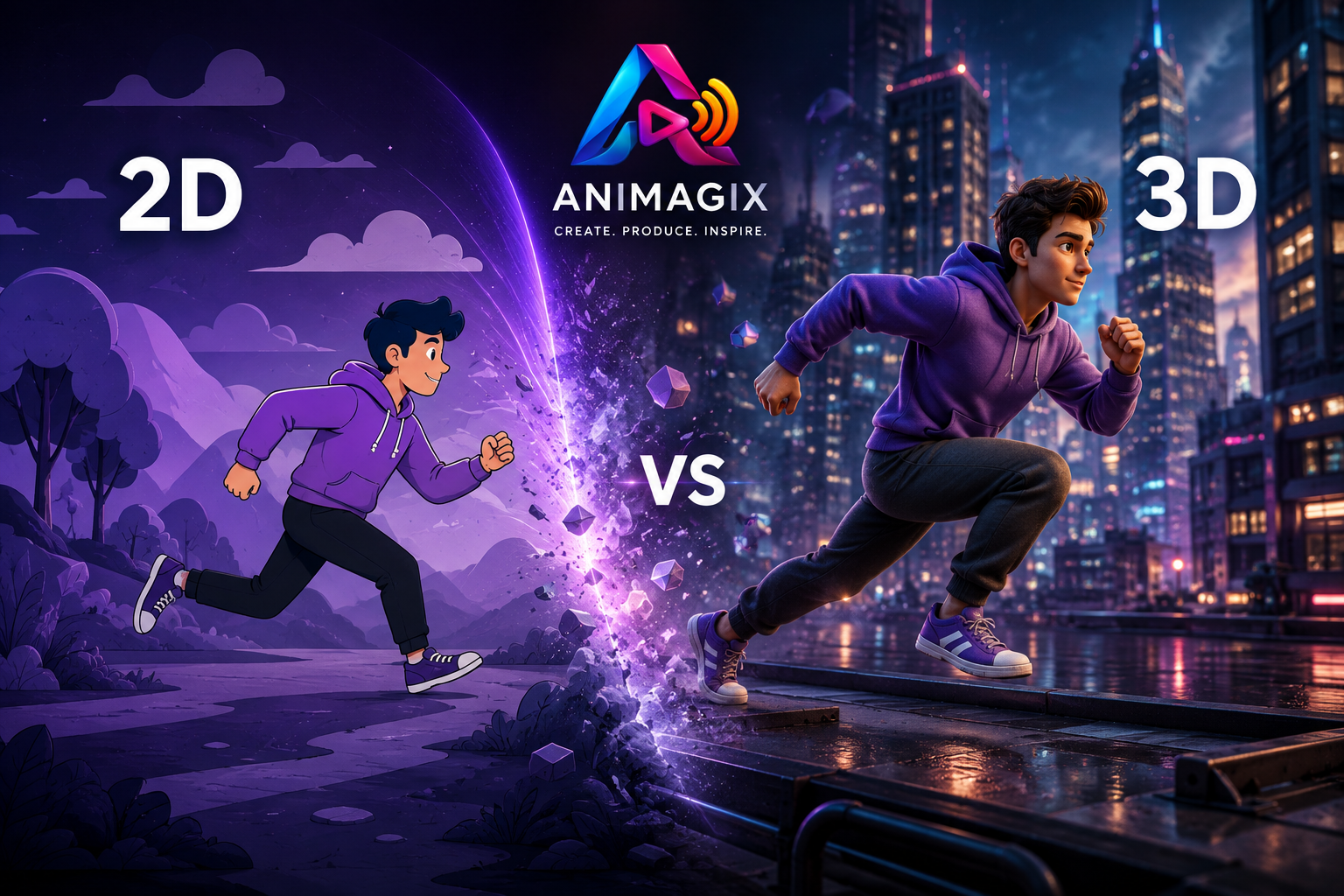 2D vs 3D animation comparison for businesses in Bangalore, Koramangala