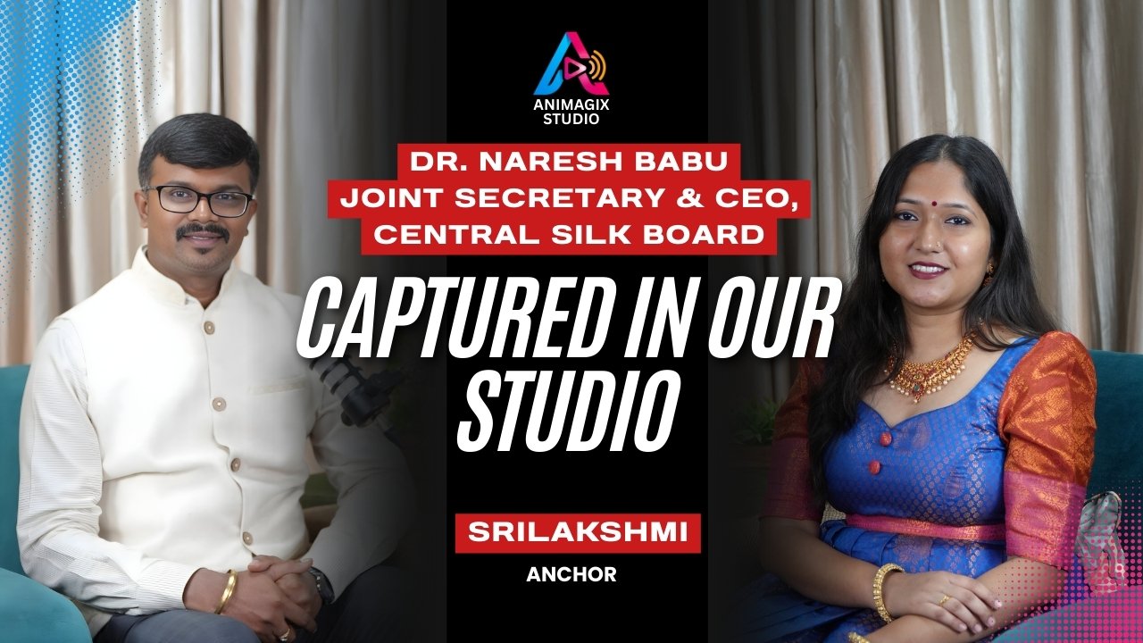Dr. Naresh Babu - CEO Central Silk Board live production in Bangalore