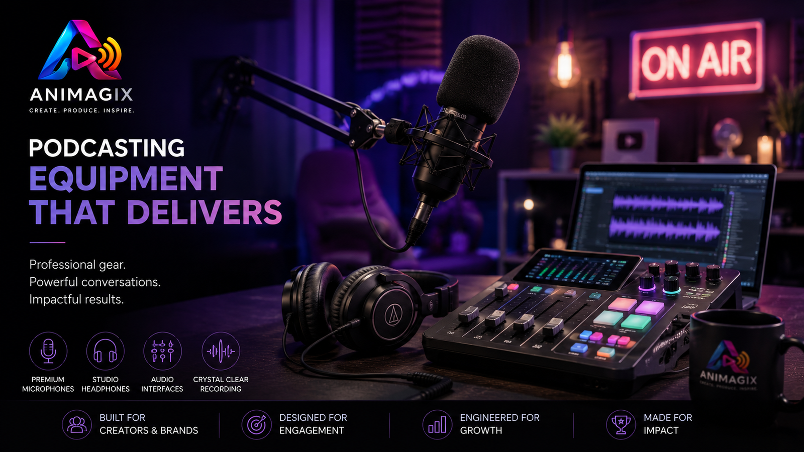 Podcast Equipment Setup in Bangalore